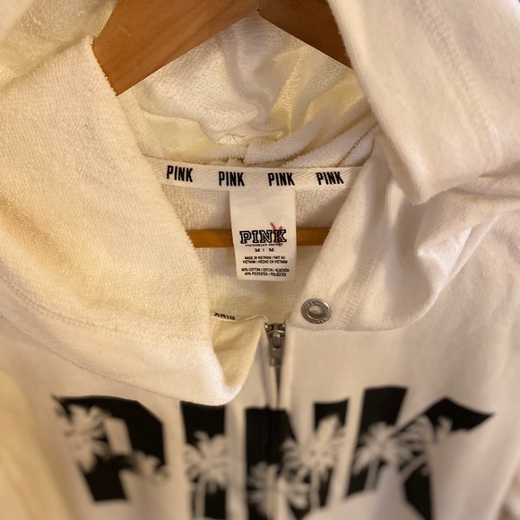 Victoria Secret Pink Full Zip Hoodie size M - Picture 2 of 3